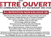Lettre ouverte de la communauté VTT du massif des Vosges