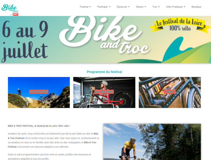 Bike and Troc Festival du 6 au 9 Juillet