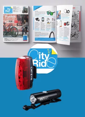 Abonnement City Ride + Kit éclairage Cat Eye