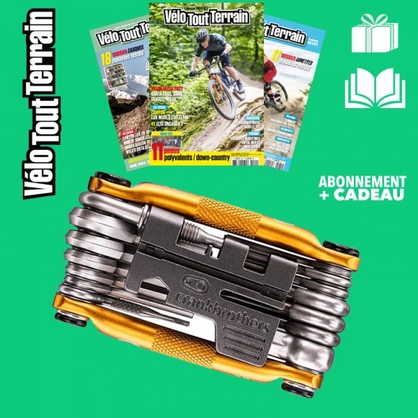 Abonnement Vélo Tout Terrain kit multi-outils Crankbrothers M20 (or)