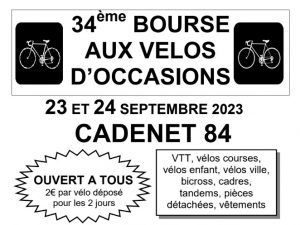 Bourse aux vélos -Cadenet
