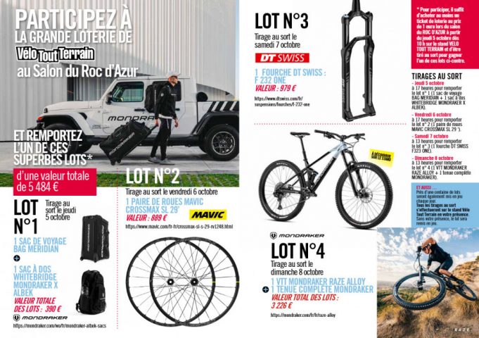 Loterie Vélo Tout Terrain au ROC !