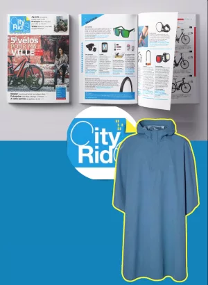 Abonnement City Ride 1 an + poncho pluie Basil