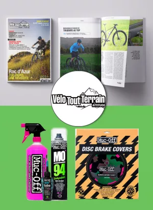 Abonnement Vélo Tout Terrain Attitude + kit d'entretien / protection disque frein Muc-Off