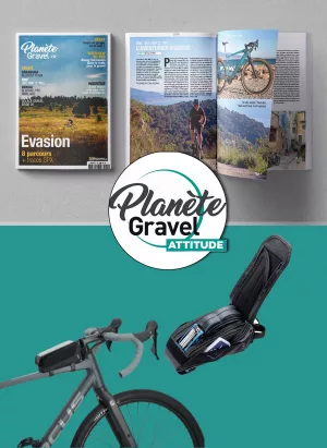 Abonnement Planète Gravel Attitude (+ mini sacoche BSB 18 TopTank)