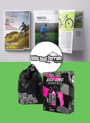 Abonnement Vélo Tout Terrain Attitude (+ kit nettoyage Muc-Off Bike Care Essentials)