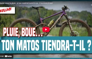 Vidéo : rouler en VTT sous la pluie